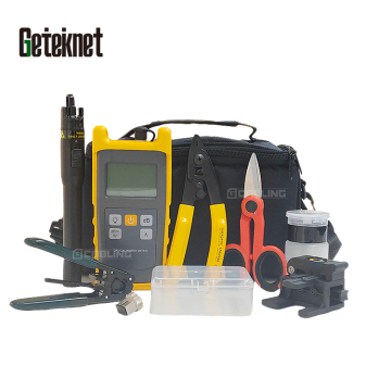 Εργαλειοθήκη καλωδίων οπτικών ινών: Cleaver, Cutter, VFL Tester, Primping Tool &amp; Carry Bag