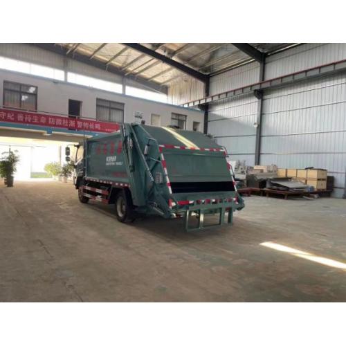 Dongfeng 5-8m3 Compactor Garbage Trucks usou caminhão de lixo