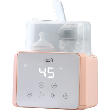 Dubbele flesverwarmer voor babymelkfles-sterilisator-roze