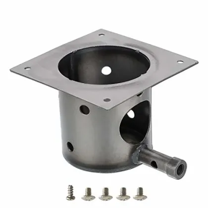 Heavy Duty Steel Fire Pot Burner Box Wood Pellet BBQ Grill Replacement for Traeger and LG Grill