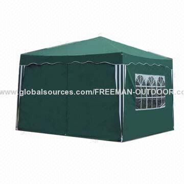 Blue Pop-up Gazebo with Four Side Panels and Carry Bag