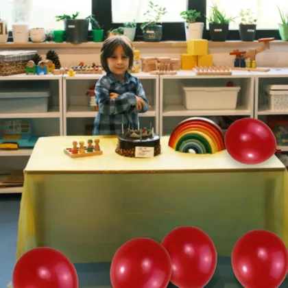 Red pearl latex balloons