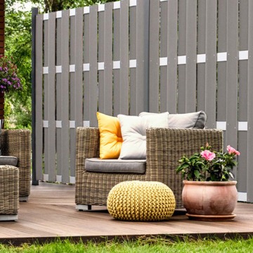 Classic Composite Fence Design