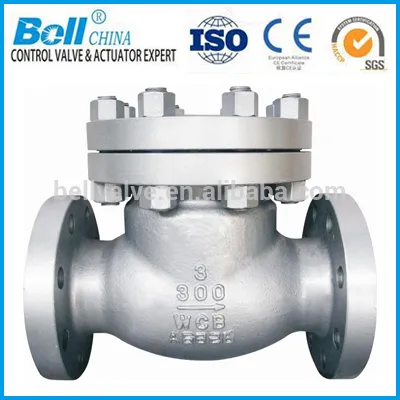 High quality water swing flanged type check valve pn16