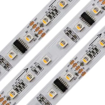 Smart Led Strip Digital RGBW Addressable LED Strip Light DMX512 DC24V 60leds Factory sales
