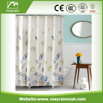 Custom Elegance PEVA Materialed Plastic Shower Curtain