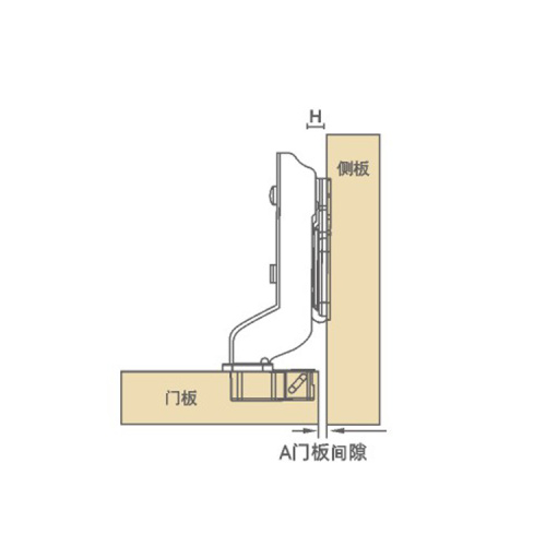 Скрытый шкаф петки мягко закрывается