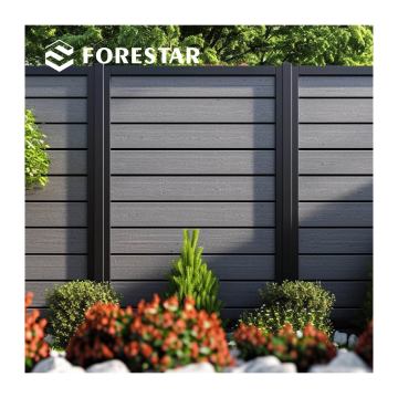 Long-Lasting Fireproof WPC Wood Composite Trellis for Swimming Pool Deck
