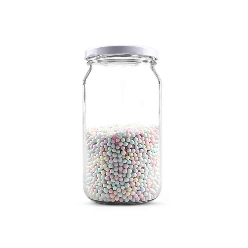 840ml Glass Jar With Lid2 Png