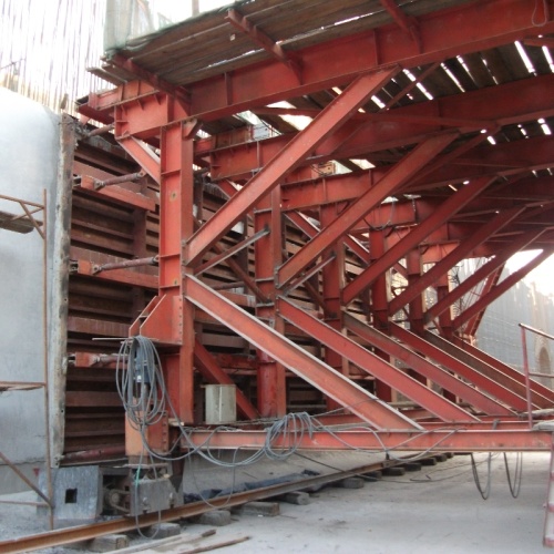 Cofragem de túnel de carrinho de parede lateral