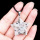 Kiwi Stone 30mm Star Pendant Pendant for DIY Making Jewelry