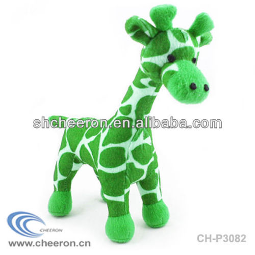 Green giraffe plush toy/ High quality plush toy giraffe
