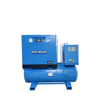 एयर टैंक के साथ 15 किलोवाट 8 बार इंटीग्रेटेड एयर कंप्रेसर