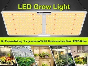 200W Grow Light Indoor Full Spectrum Panel Plant Lights LED Grow Lamp