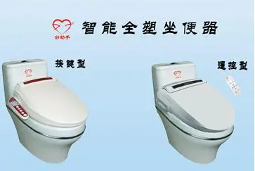 intelligent plastic toilet