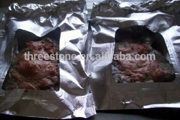 Alu foil smoker bag, alu foil cooking bag for barbecue, ovenable BBQ bag