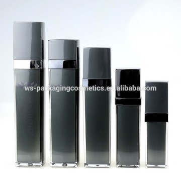 30ml/50ml/100ml/140ml Luxury Black Square Bottle