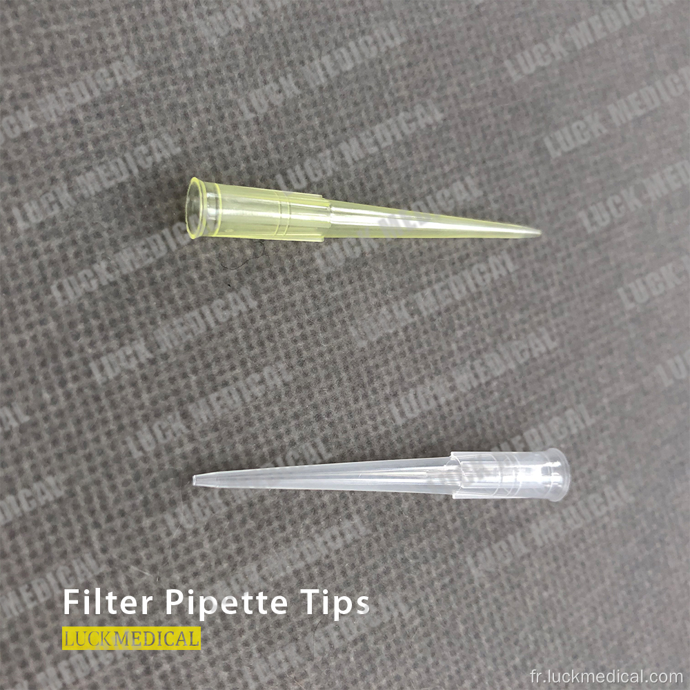 Conseils de pipette de laboratoire jetable