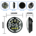 LiuHJG BOSS 7 Inch Round Motorcycle Led Headlight with H4 for Harley