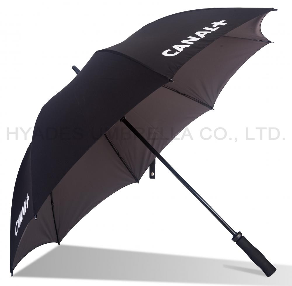 Two Colors Windproof Dual layer Straight Umbrella