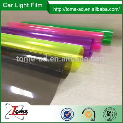 Car light film/car lamp vinly film/self adhesive car head light film