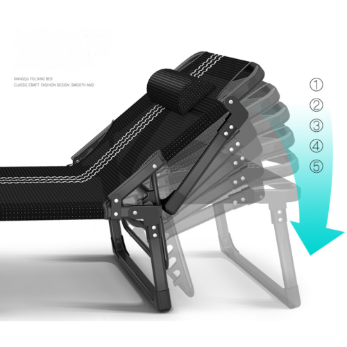 Cama plegable reclinable para acampar al aire libre 3