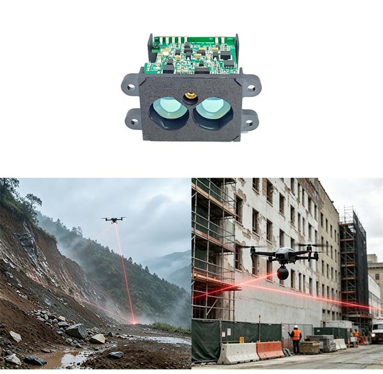 Drone range of lidar