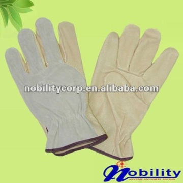 Cow Split Leather And Grain Leather Driver Glove