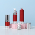 Red Color Plastic Airless Bottle 15ml Lotion Bottle
