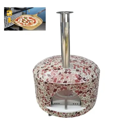 Mmercial Sunhut Pizza Oven Mobil Limousin Rotative Pizza Trailer Wood Oven Exhaust