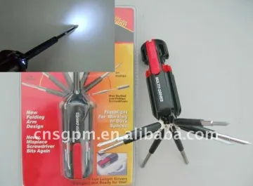8 in1 Multi Portable Screwdriver with LED Torch