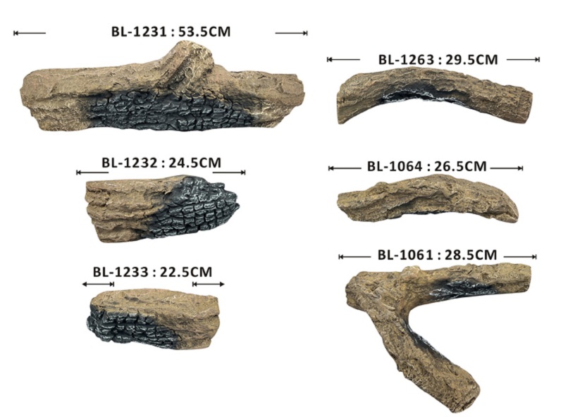 Ceramic Res Oak Gas Logs Size Jpg