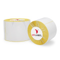 Blank direct thermal label 75x120mm logistics label