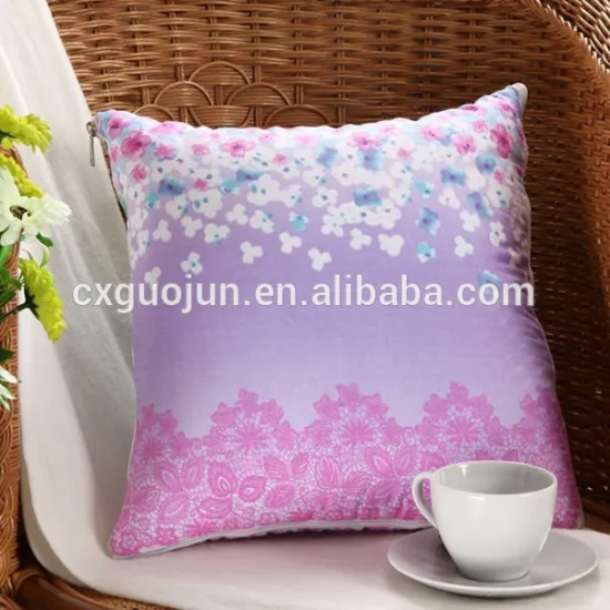 Hot sale flower print brushed fabric for home textail