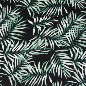 Customized High-Quality Textile: Palm Cactus Boho Printed 100% Polyester Chiffon Fabric