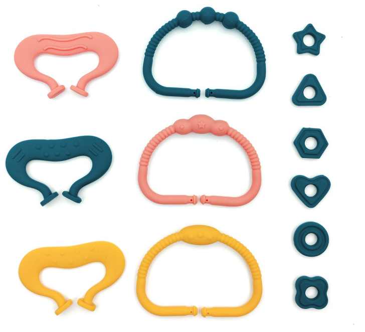 Silicone Rattles Teething Ball Toys