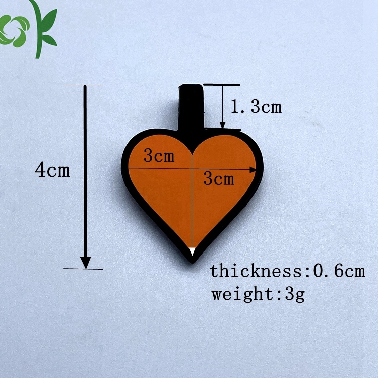 Wholesale Newest Design Heart Shape Silicone Pet Tag