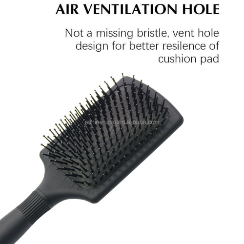 wet brush paddle detangler Soft Nylon Pin Paddle and Air Cushion Massaging Factory