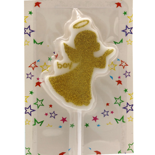 New Product glitter happy birthday cake candle