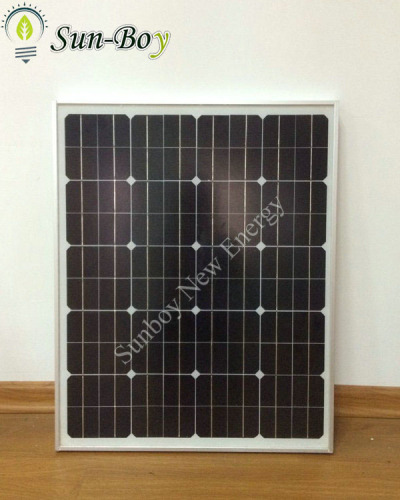 Monocrystalline 55W High Efficiency Solar Panel