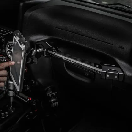 Aluminum Alloy & Carbon Fiber Co-pilot Expansion Kit for Jeep Wrangler (2007-2017 JK)