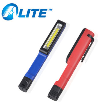 Magnet Pen Work Light COB Super Light With Clip