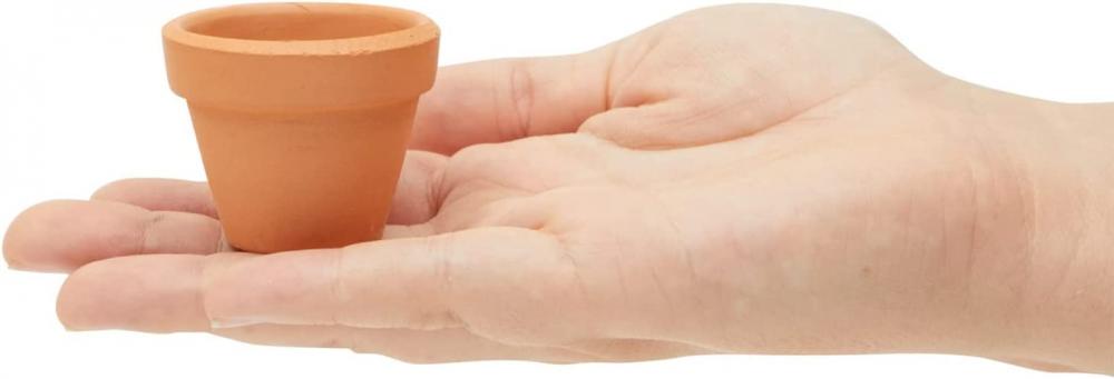 Pots en terre cuite 1 1/2 pouce avec des trous de drainage