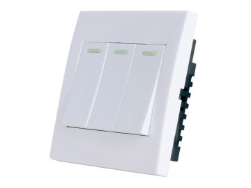 3 Gang Rf Remote Control Light Switches For Home Single Wire