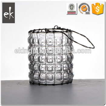 Made In China New Product Attractive Hanging Glass Lantern