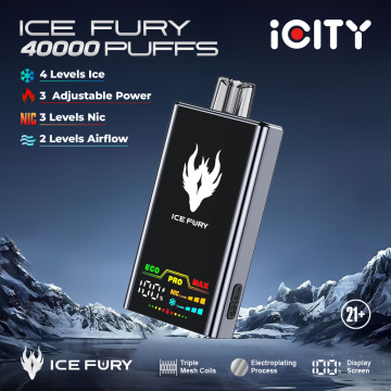 Vaping with X3 Coil iCity ICE FURY 40K
