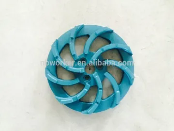 250mm diamond cup wheel for concrete grinding, 10mm thickness segment