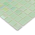 Interior Mosaic Backsplash Glass Wall Green Art Crafts