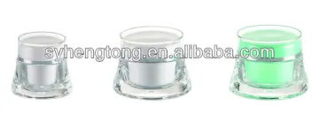 Clear Acrylic cosmetic cream jar