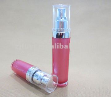 Round Acrylic Cosmetic Lotion Pump Bottles 15/30/50ml